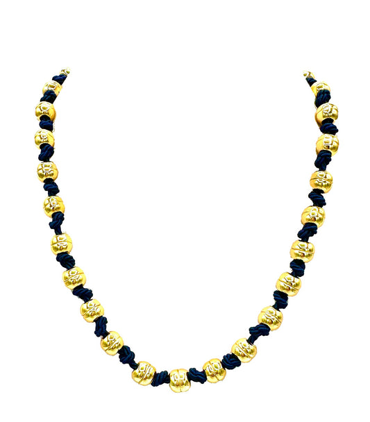 Saralee Silk Knoted Necklace