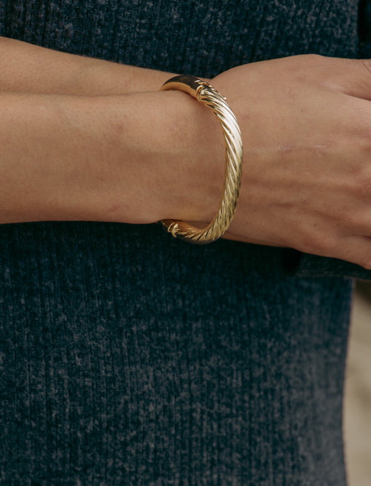 Isabella Gold Bangle