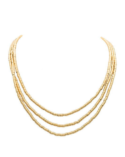 Martina Multi Strand Necklace with Magnetic Clasp