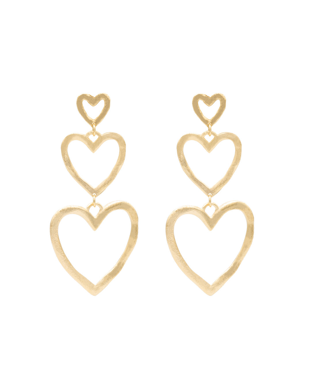 Ibisa Open Heart Earrings