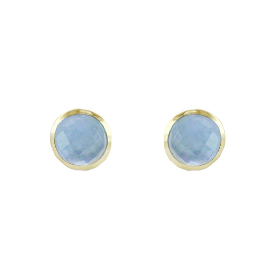 Milly Small Natural Stone Studs