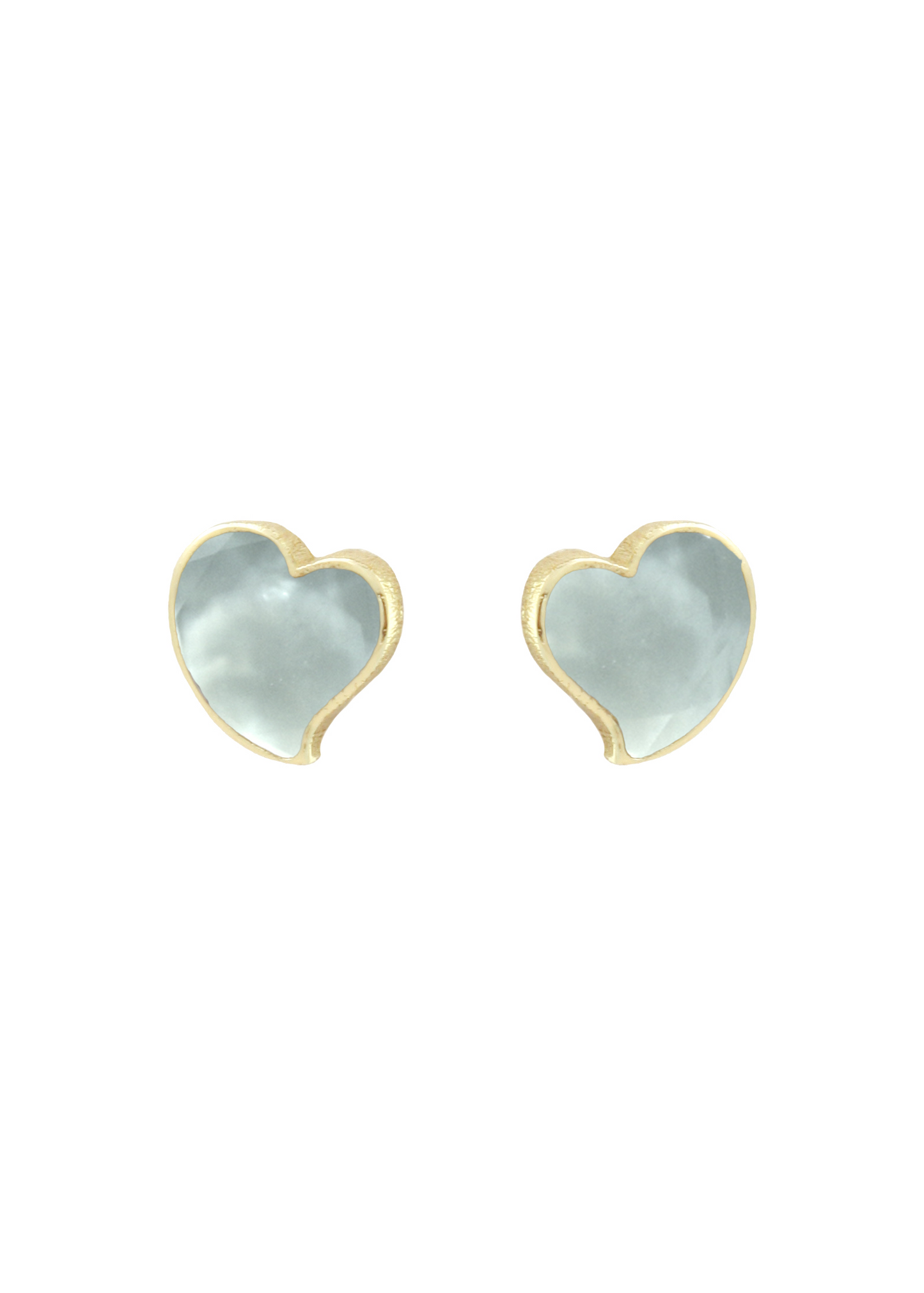 Alora Heart Stud Earrings