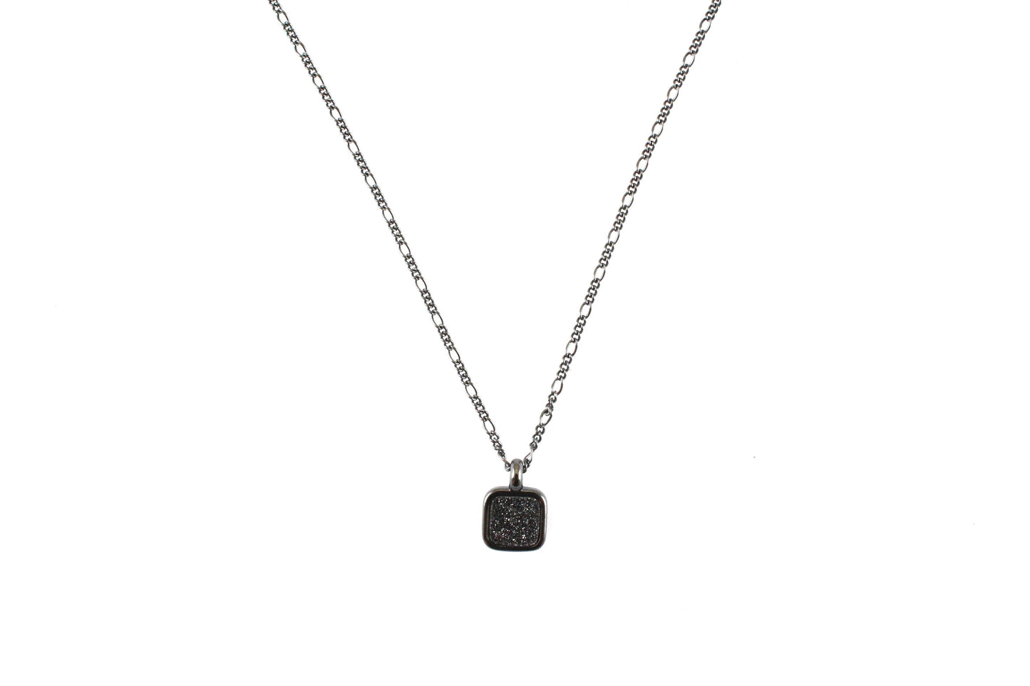 Boxie Square Druzy Necklace