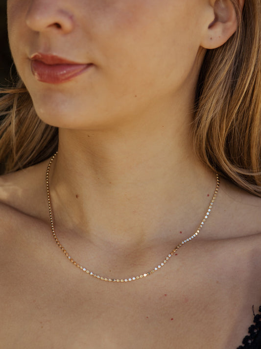 Amy Delicate Flat Ball Chain