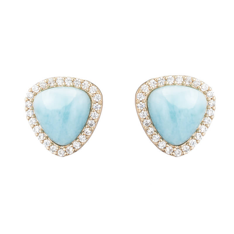 Rena Rounded Triangle Studs