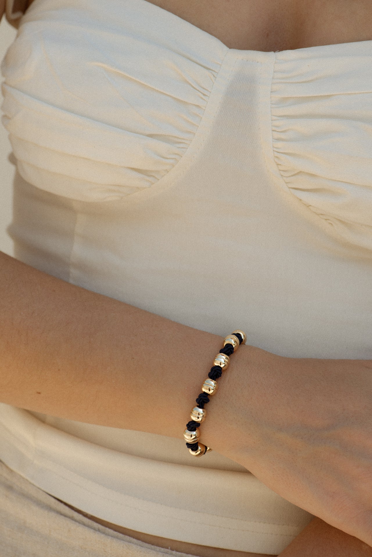 Sue Silk Knoted Bracelet