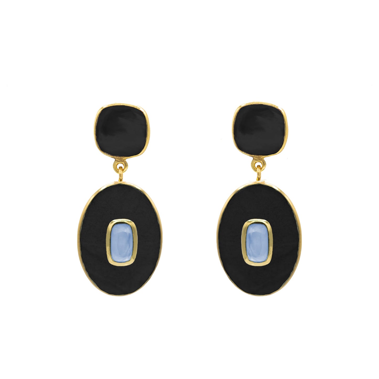 Bisa Stone Statement Earrings