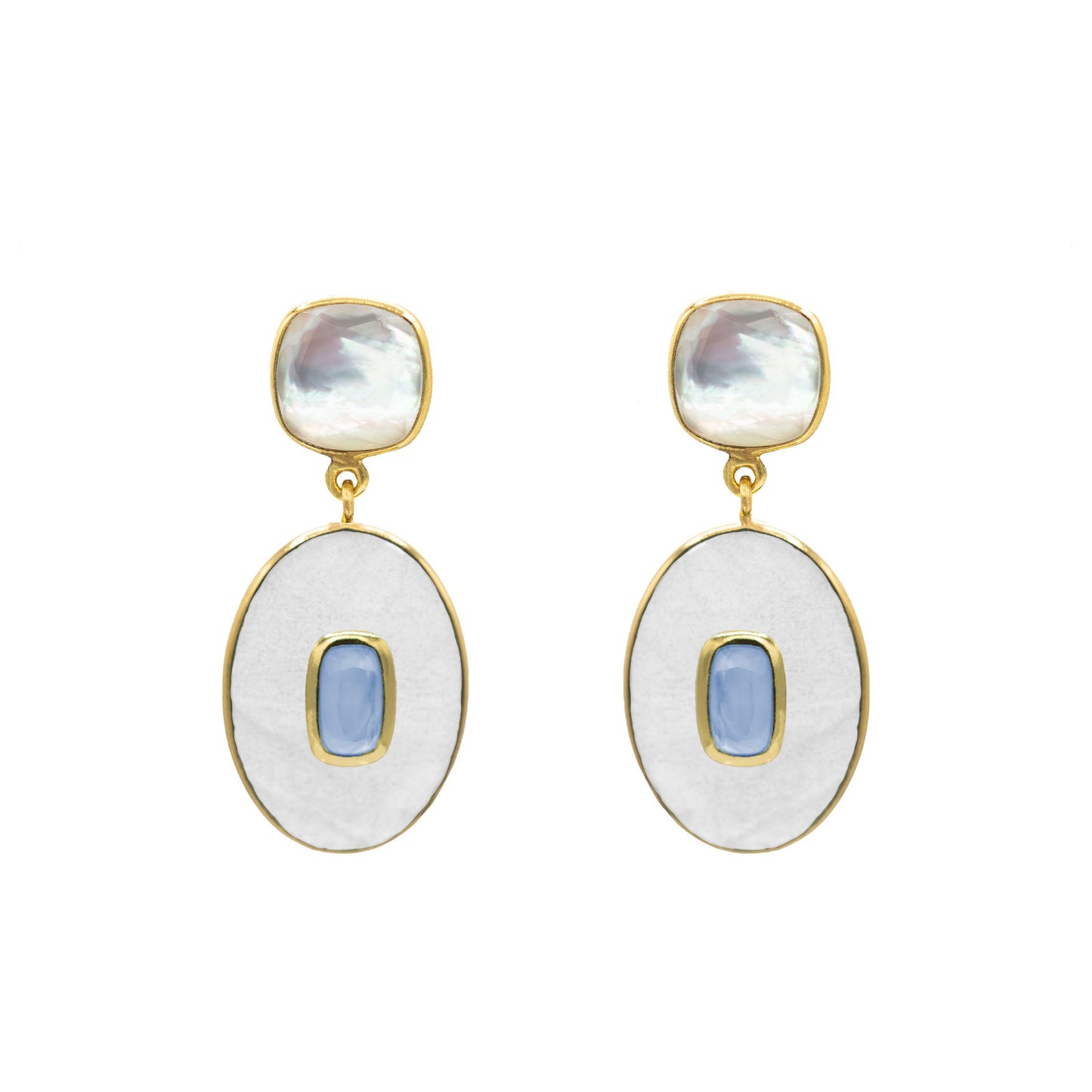 Bisa Stone Statement Earrings