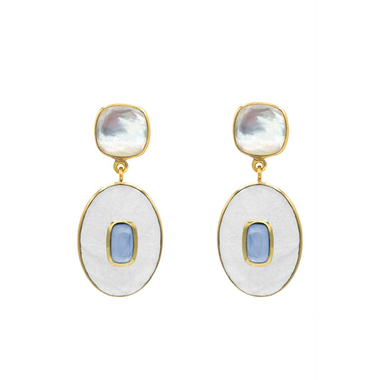 Bisa Stone Statement Earrings