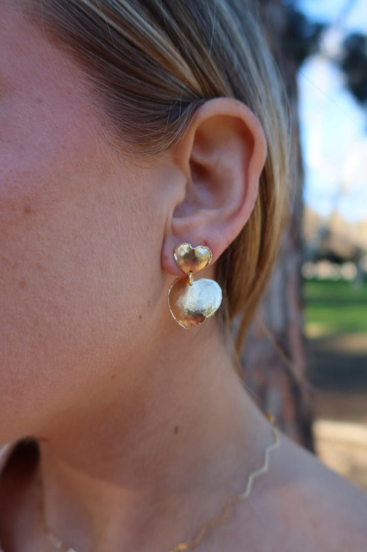 Firenza Heart Earrings