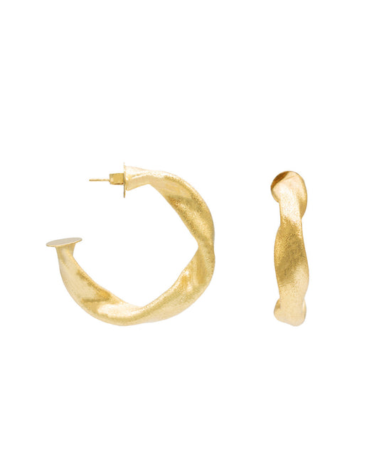 Violet Hoop Earrings