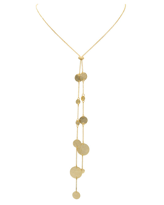 Melissa Lariat Coin Necklace