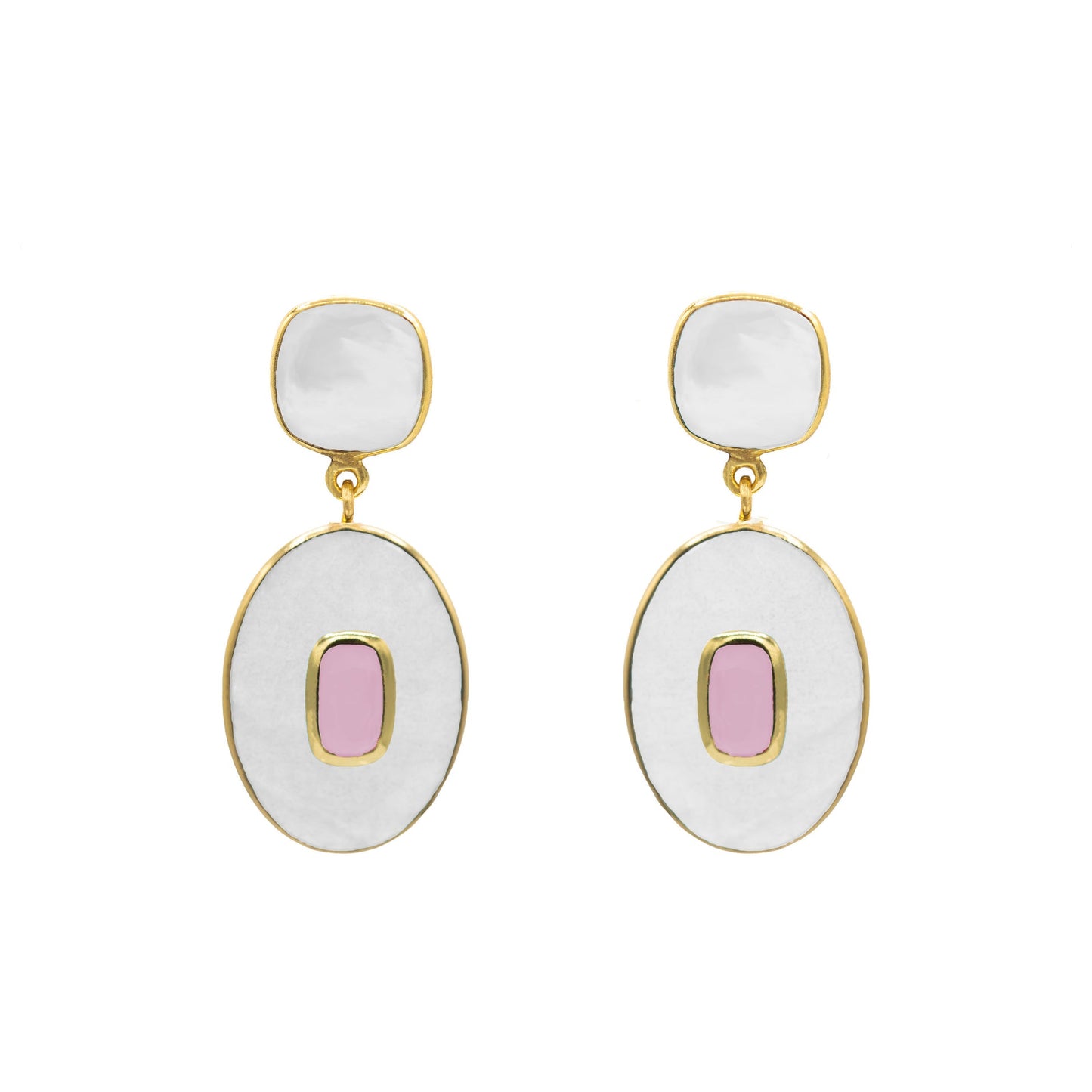 Bisa Stone Statement Earrings