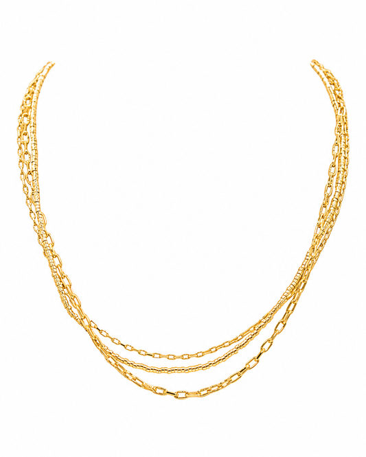 Nella Multi Strand Necklace with Magnetic Clasp