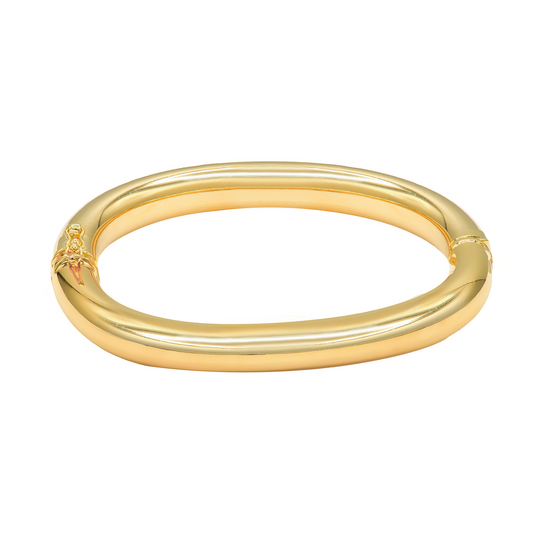 Patti Shiny Snap Closure Bangle