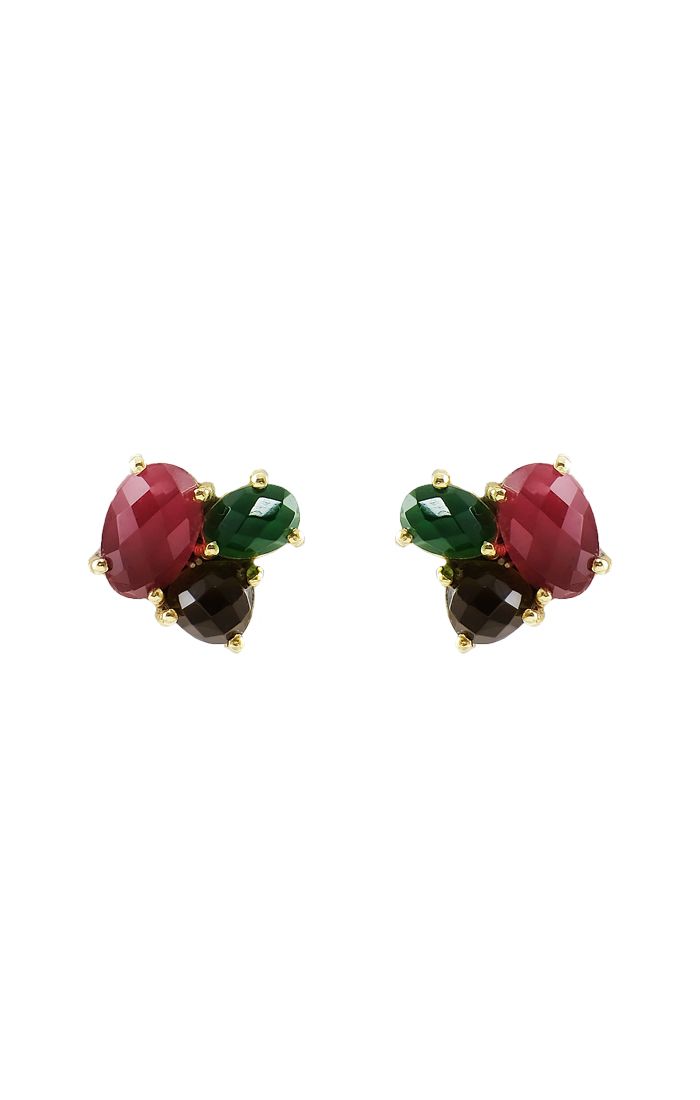 Dortha Stone Stud Earrings