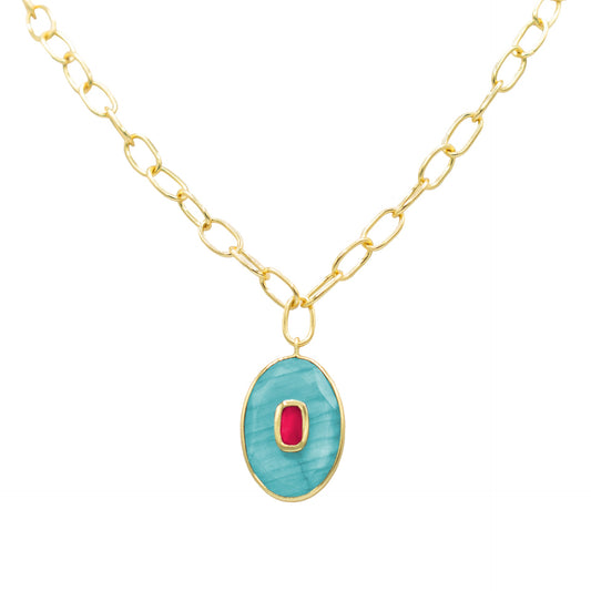 Clarissa Statement Pendant Necklace