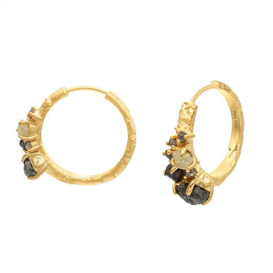 Narissa Rough Diamond Hoops