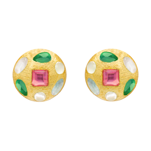 Frida Stone Stud Earrings