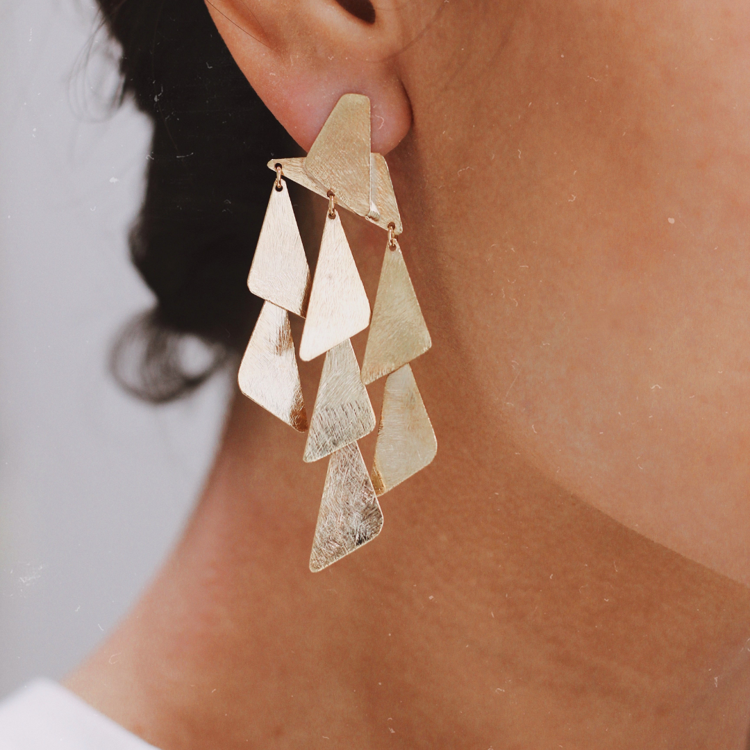 Annelie Geometric Statement Earrings