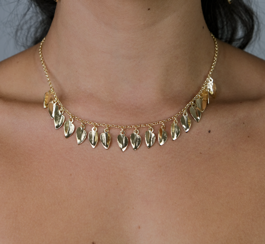 Multi-Strand Tibetan Glass and Silver Statement Necklace – Sharon