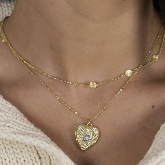 Cassy Heart Locket Necklace