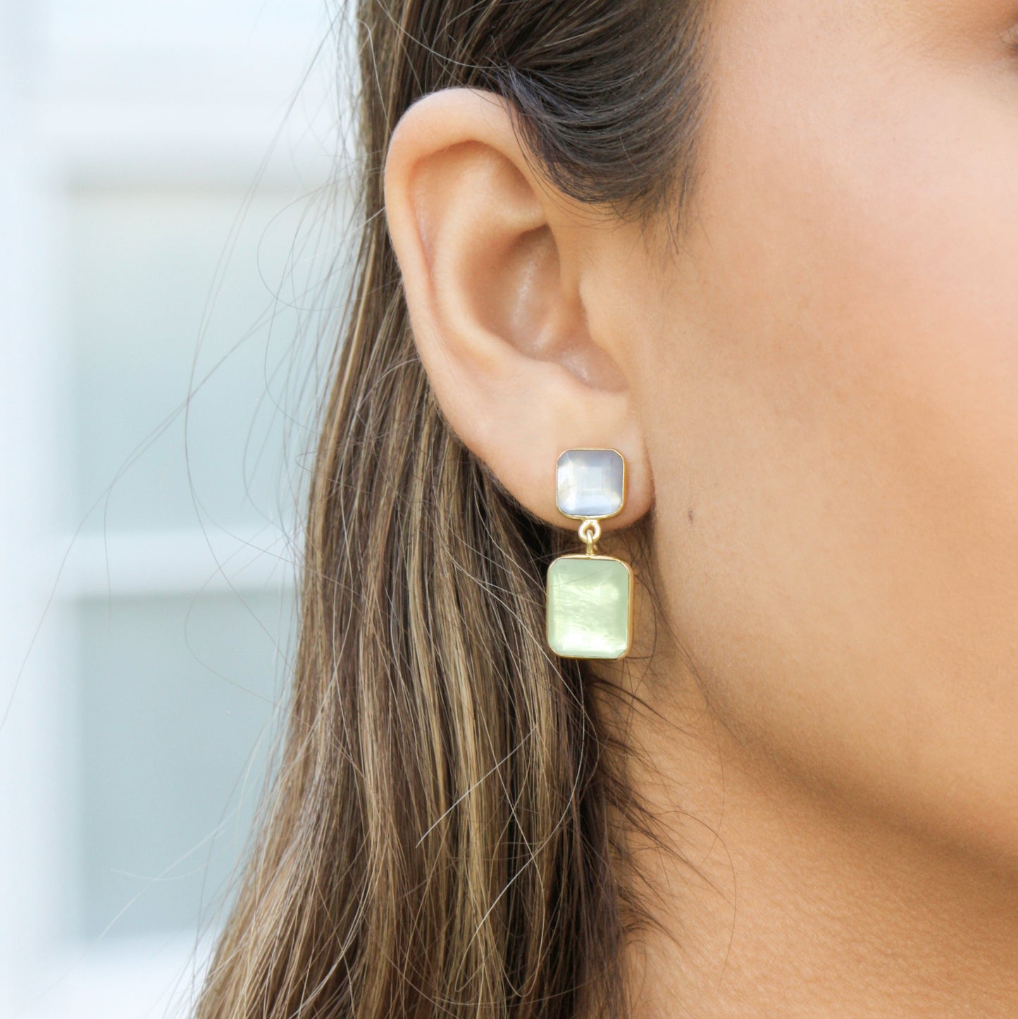 Melva Stone Earrings