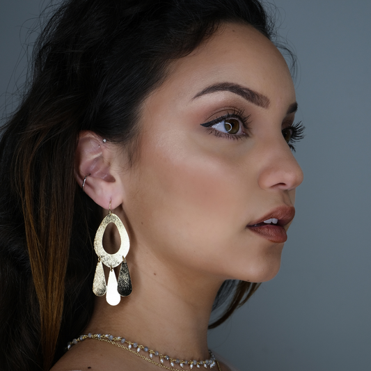 Mya Drop Earrings with Fringe