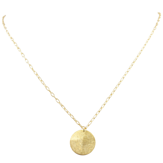 Mie Minimalist Coin Necklace