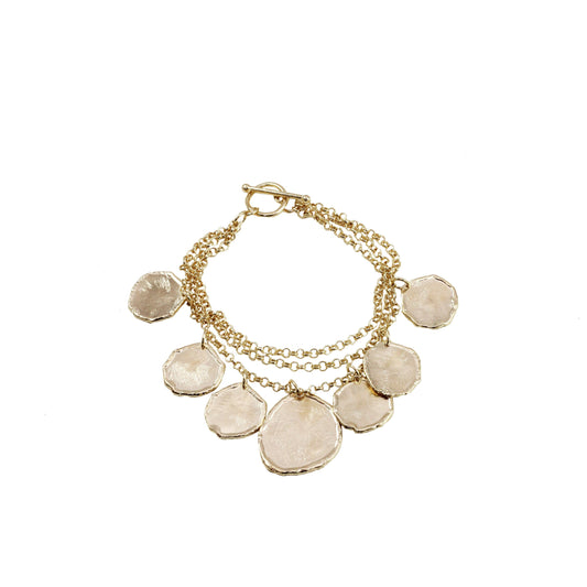 Magda Molten Charms Chain Bracelet