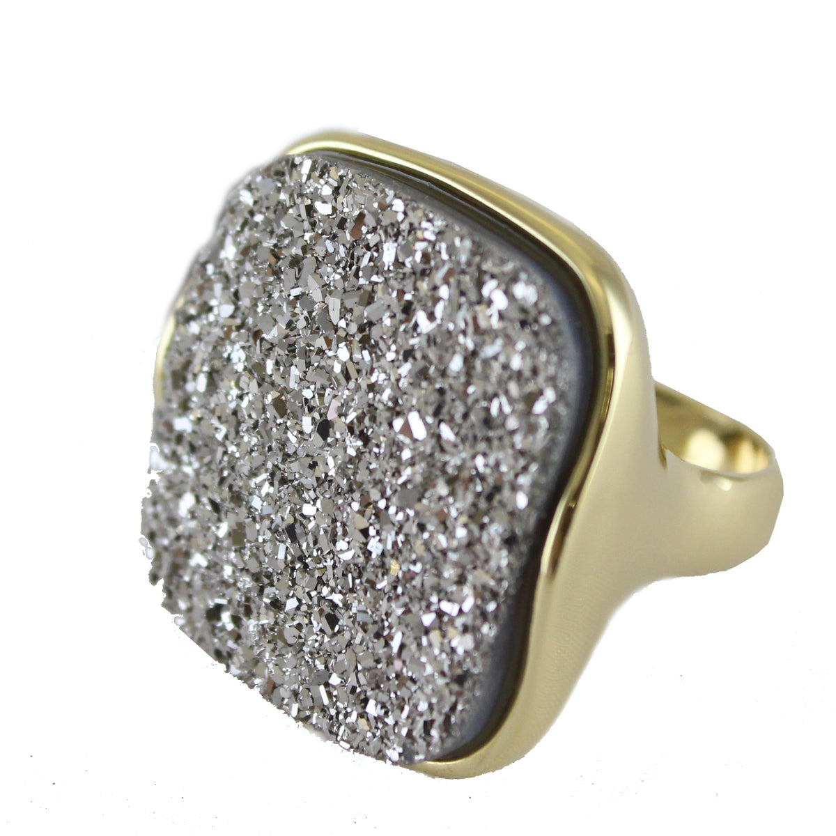 Bre Square Cocktail Ring