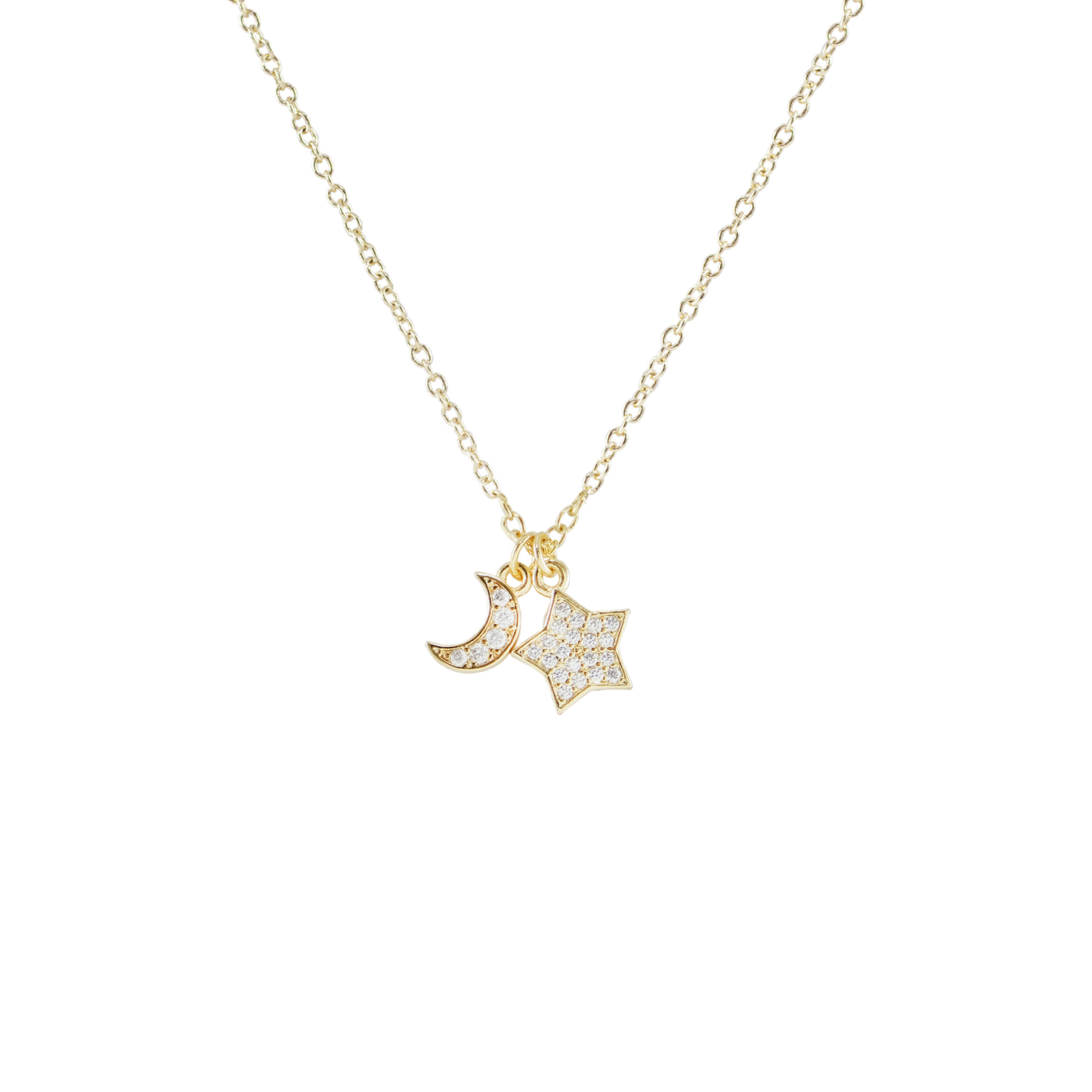 Night Sky Charms Short Necklace