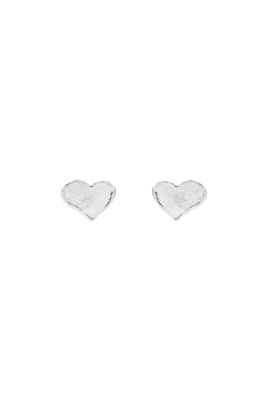 Klara Heart Stud Earrings